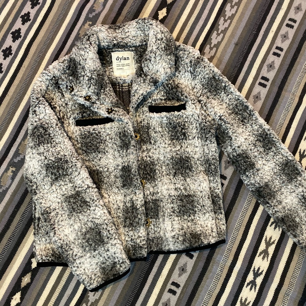Dylan Plaid Sherpa Jacket
